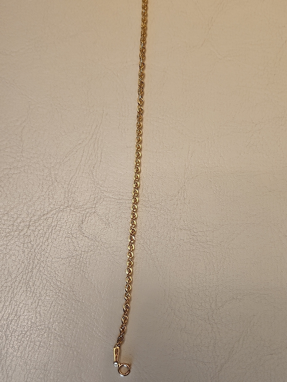 10kt Solid Gold Rope Bracelet – 6.74 Length – Classic & Timeless - Picture 13 of 15